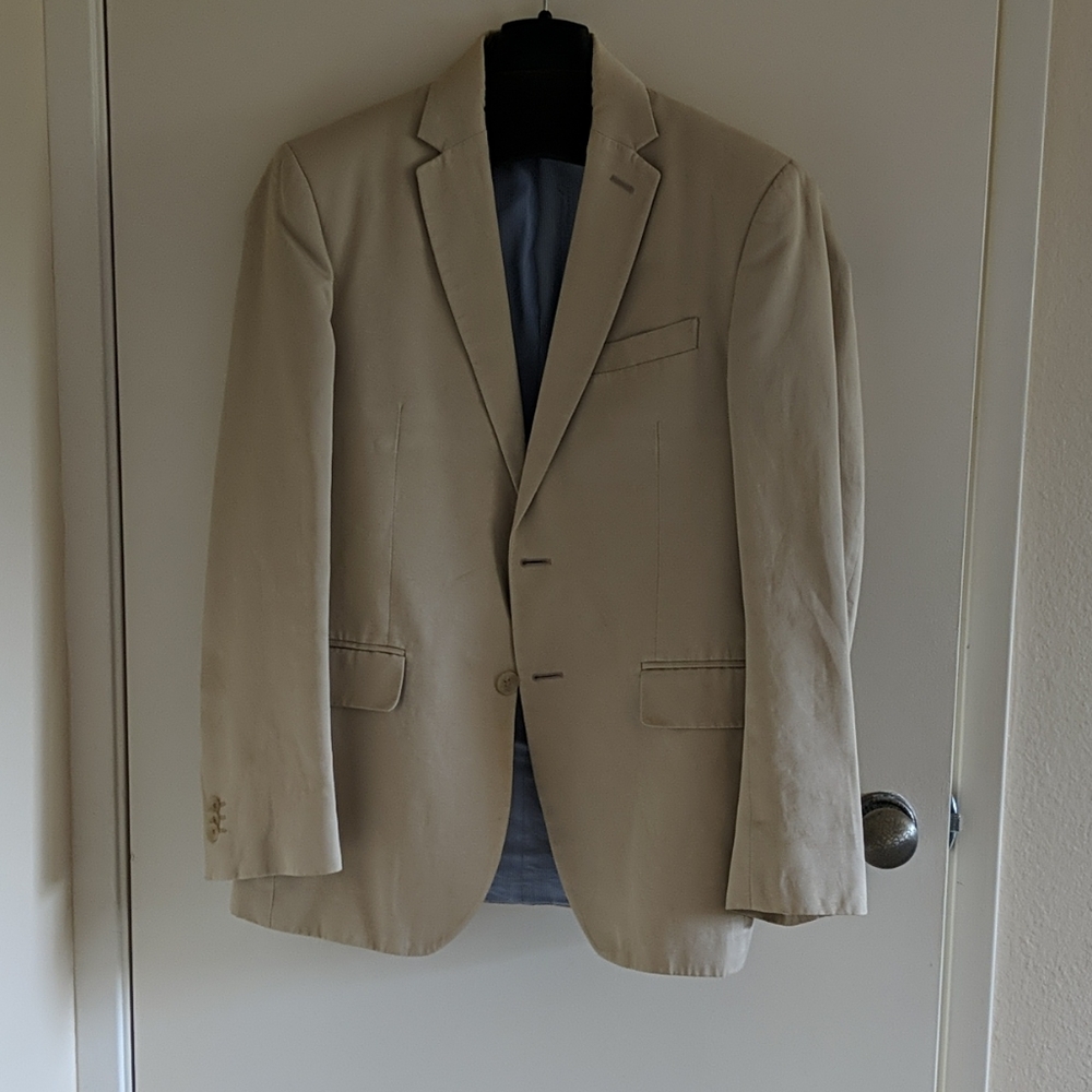 Khaki Banana Republic Suit (Suit 38R, Pants 30/30)